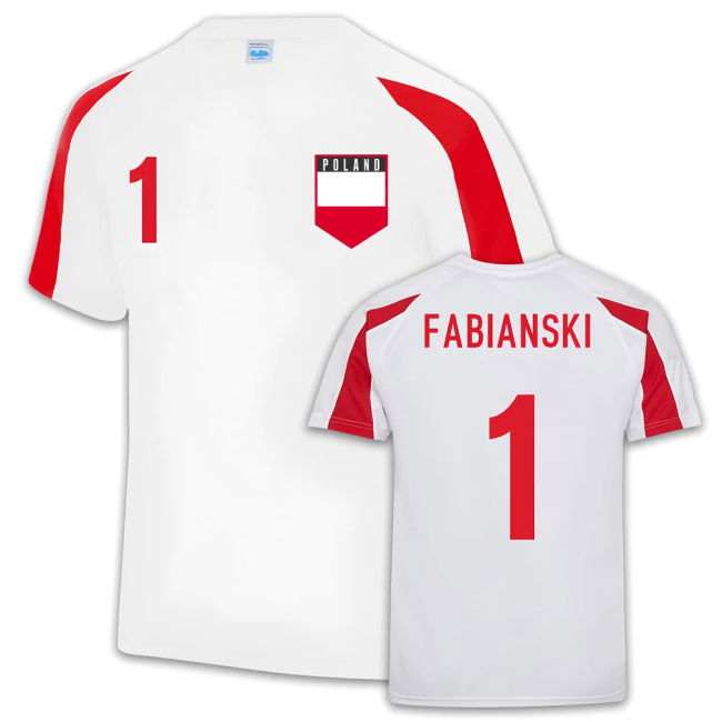 Poland Sports Jersey Training (Lukasz Fabianski 1) Euro