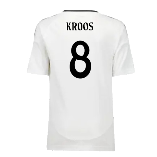 Top-Quality 2024-2025 Real Madrid Home Youth Kit (Kroos 8)