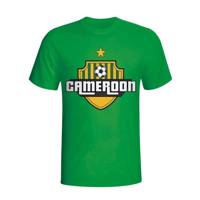 Limited-Edition Cameroon Country Logo T-Shirt (Green) Fan-Favorite