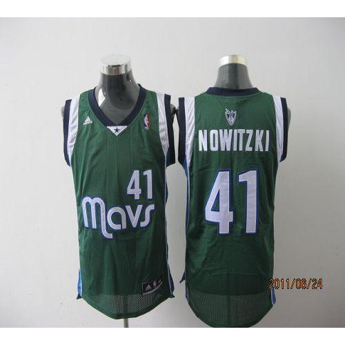Mavericks Green Dallas Mavericks #41 Jersey - NBA Fan Apparel