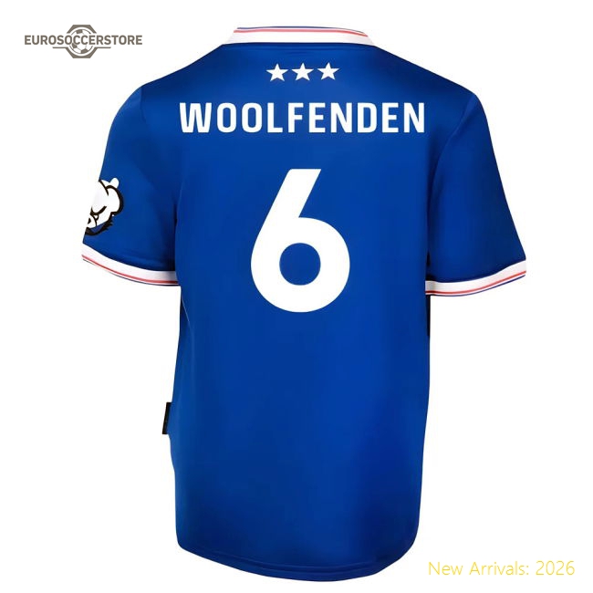 2025-2026 Ipswich Town Home Shirt - Kids (Woolfenden 6)