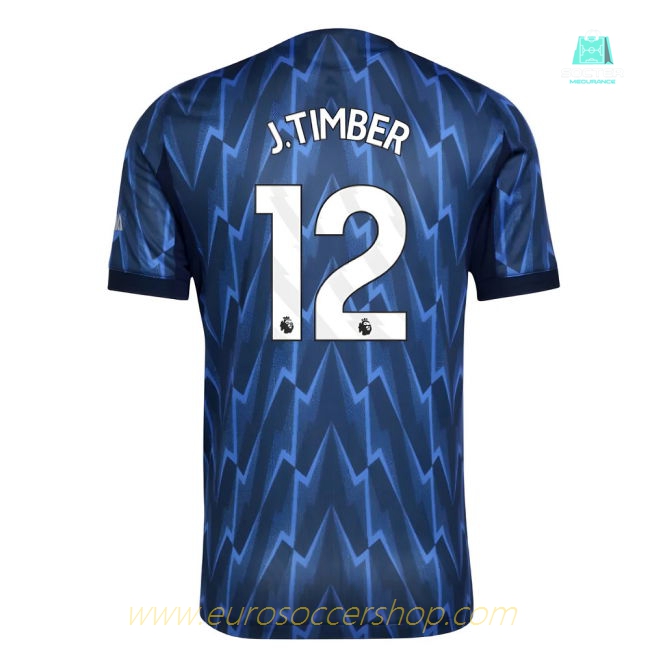 2025-2026 Arsenal Authentic Away Shirt (J.Timber 12)