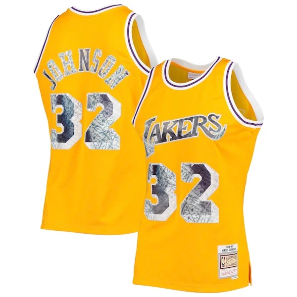 High-Quality Magic Johnson LAL NBA Jersey - Best Value - Fan Favorite