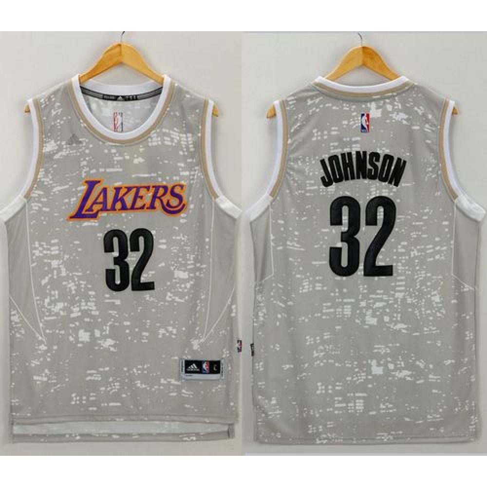 Fan Favorite Contemporary Men's Lakers #32 Magic None Basketball Jersey