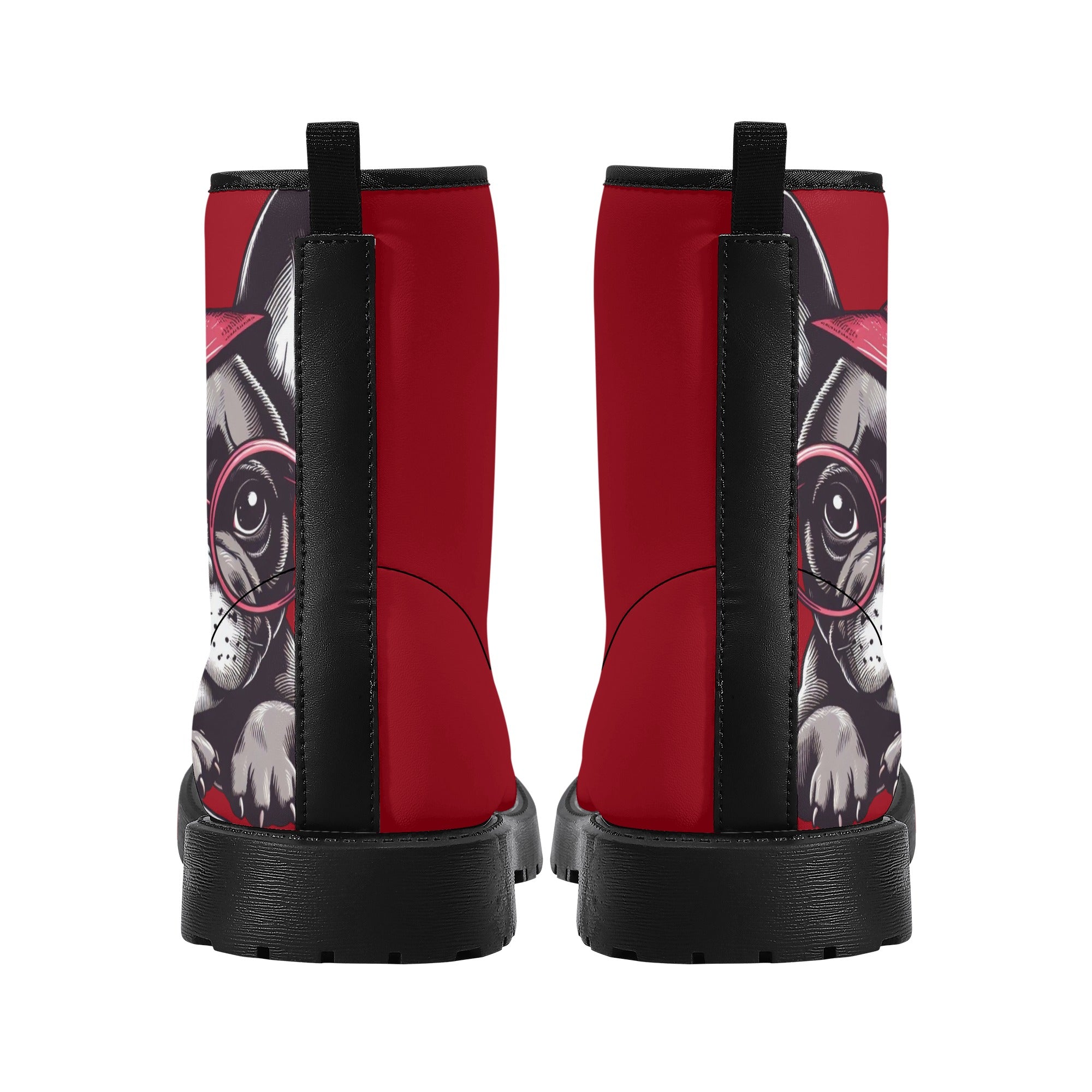 French Bulldog Mia Leather Boots Cute Frenchie Essential