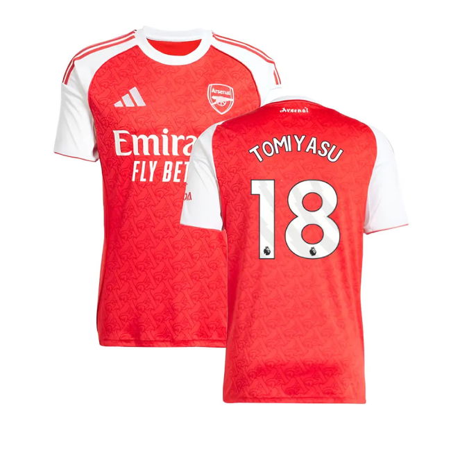 2025-2026 Arsenal Home Shirt (Tomiyasu 18)