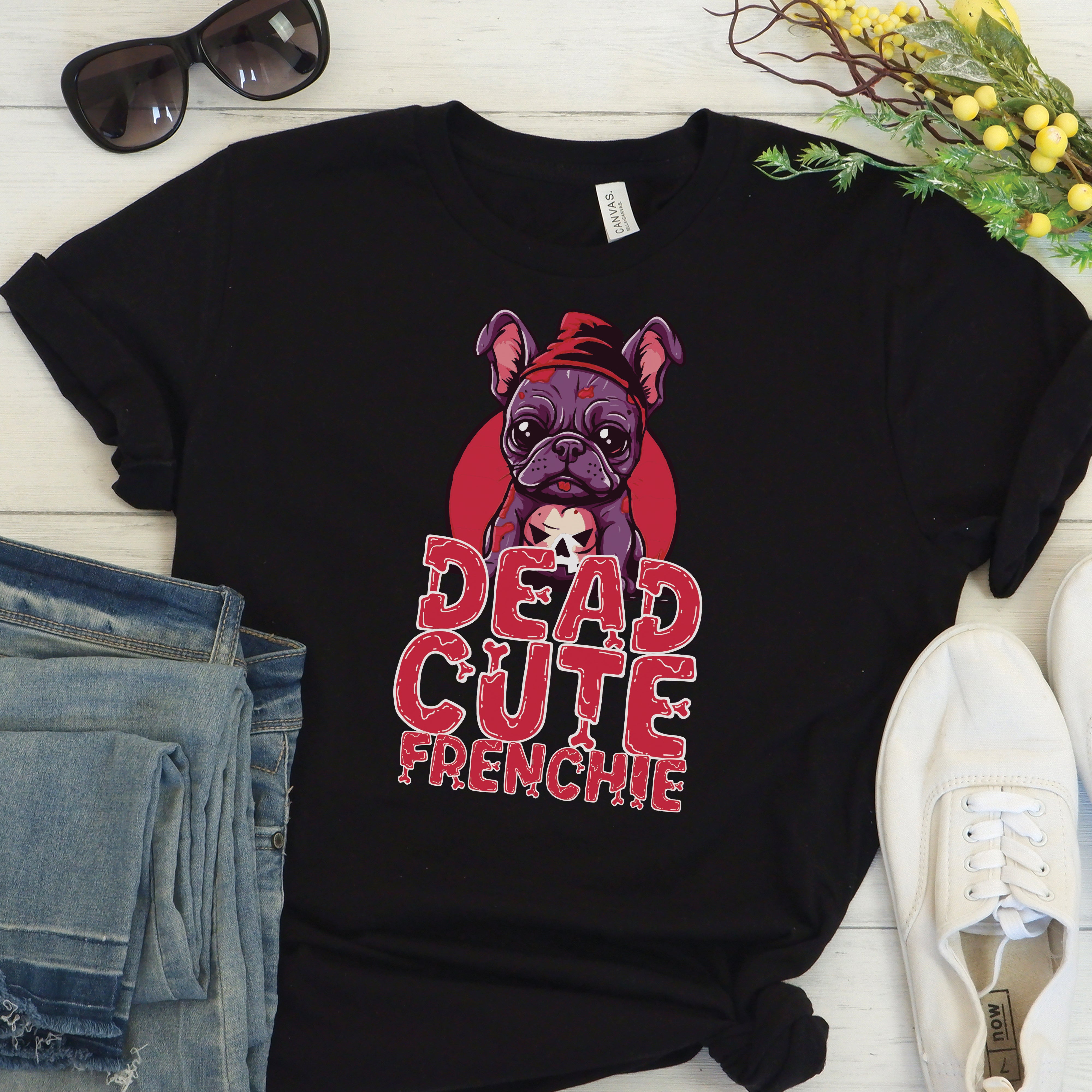 French Bulldog Frightful Fun Unisex T Shirt Useful Frenchie Gear