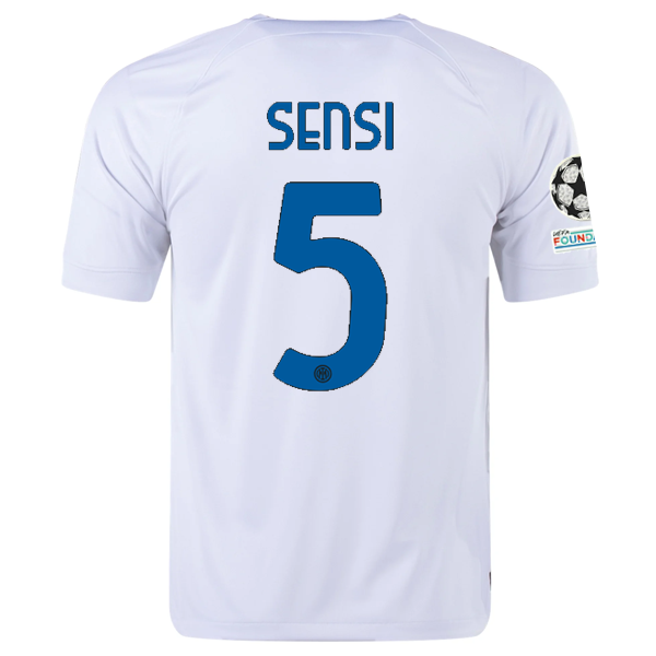 Inter Milan Sensi 2023-2024 UCL Away Jersey – Authentic Shirt