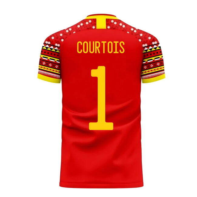 Belgium 2025-2026 Home Concept Football Kit (Libero) (COURTOIS 1)