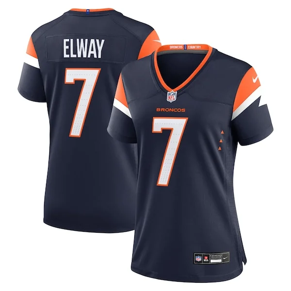 None John Elway Game Jersey - Navy | NFL Player Jersey | NFL Football