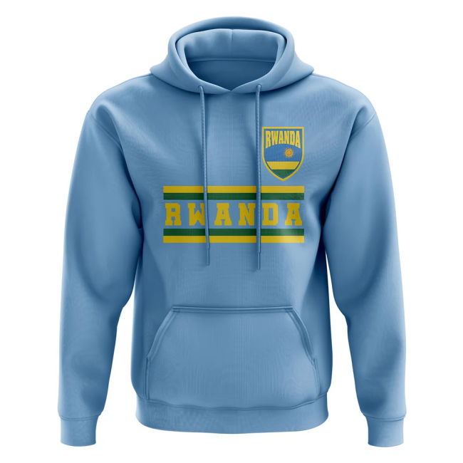 Match-Ready Rwanda Core Football Country Hoody (Sky) Aero-Dynamic