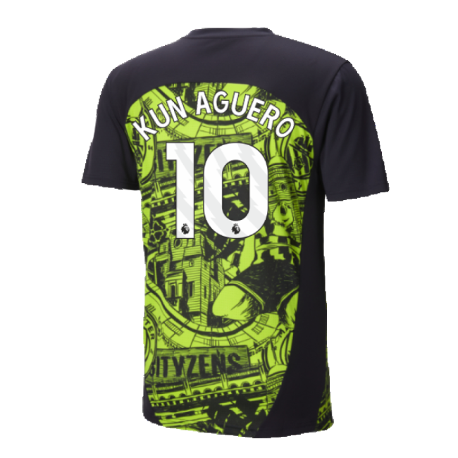 Luxury Premier League Team Shirt Kun Aguero Jersey 2024-2025