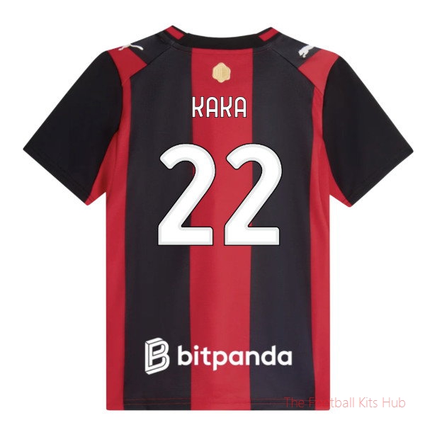 Club Soccer AC Milan 2026-2027 Home Shirt (Kids) (Kaka 22)