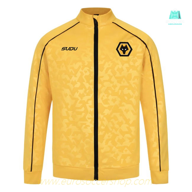 2024-2025 Wolves Pre Match Anthem Jacket - Gold