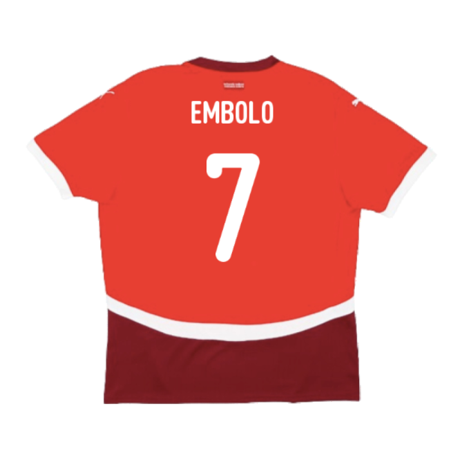 2024-2025 Home Shirt by Switzerland (Men