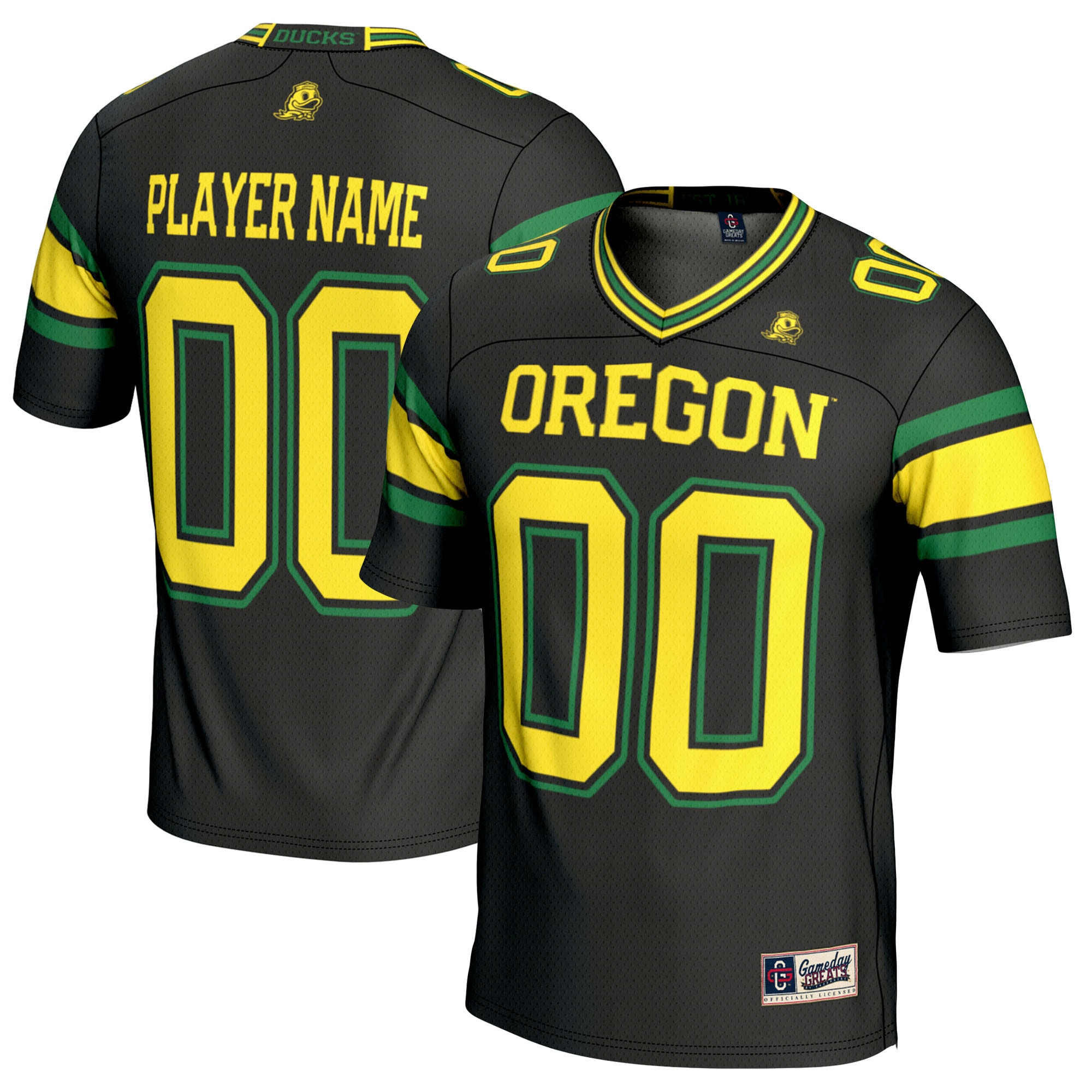Oregon Ducks GameDay Greats NIL Pick-A-Player 2026 Season Football Jersey - Black
