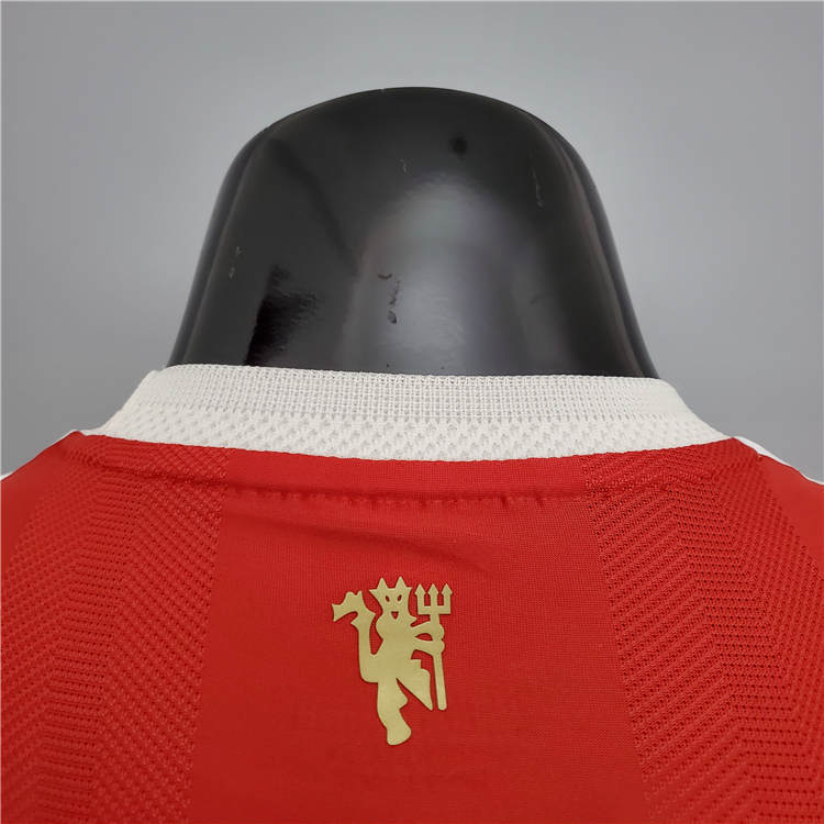 Official Man Utd Manchester United 21-22 Home Red Soccer Jersey