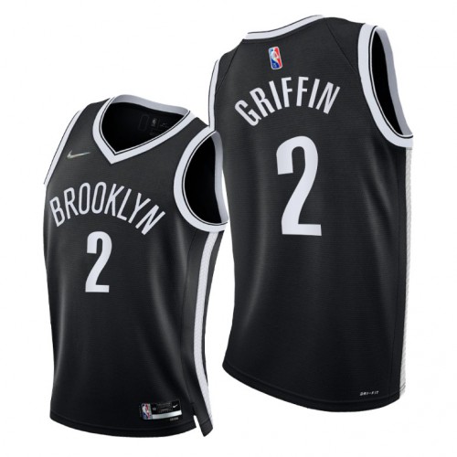 Nike Nets Black Brooklyn Nets #2 Jersey - Value-Priced NBA Fan Apparel