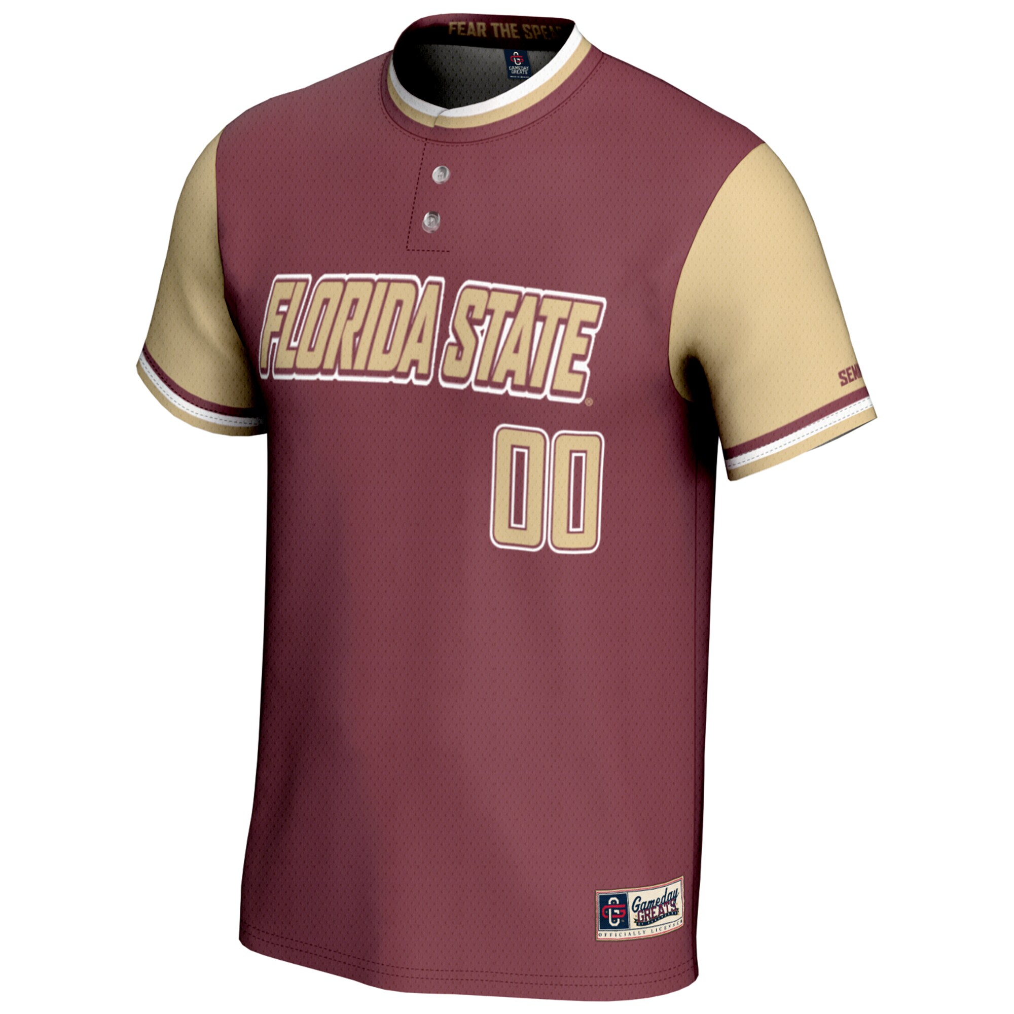 [DDG] Florida State Seminoles GameDay Greats Youth NIL Pick-A-Player Lightweight Softball Jersey - Garnet