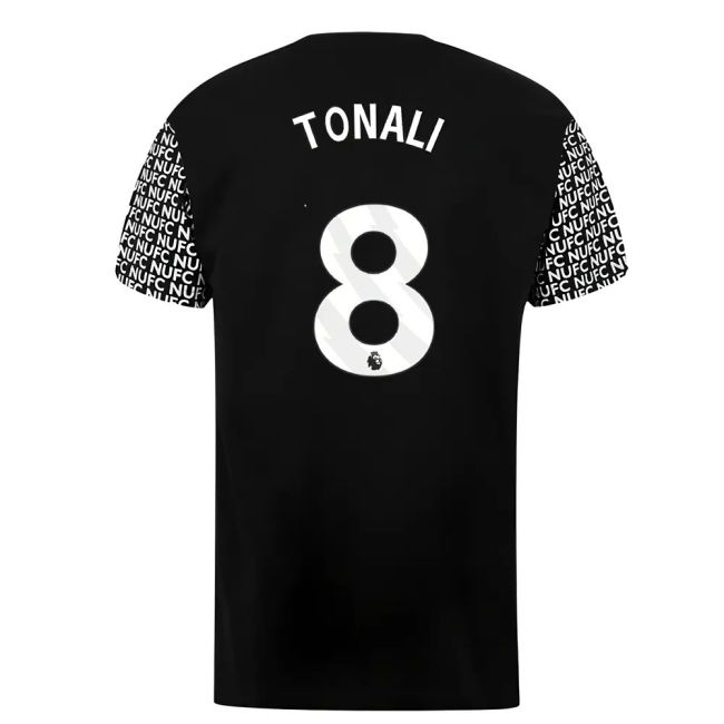 2023-22 Newcastle Home Football Shirt Tonali Name Number L S