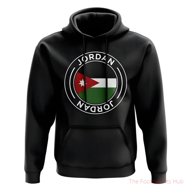 Men Jordan Football Badge Hoodie (Black)