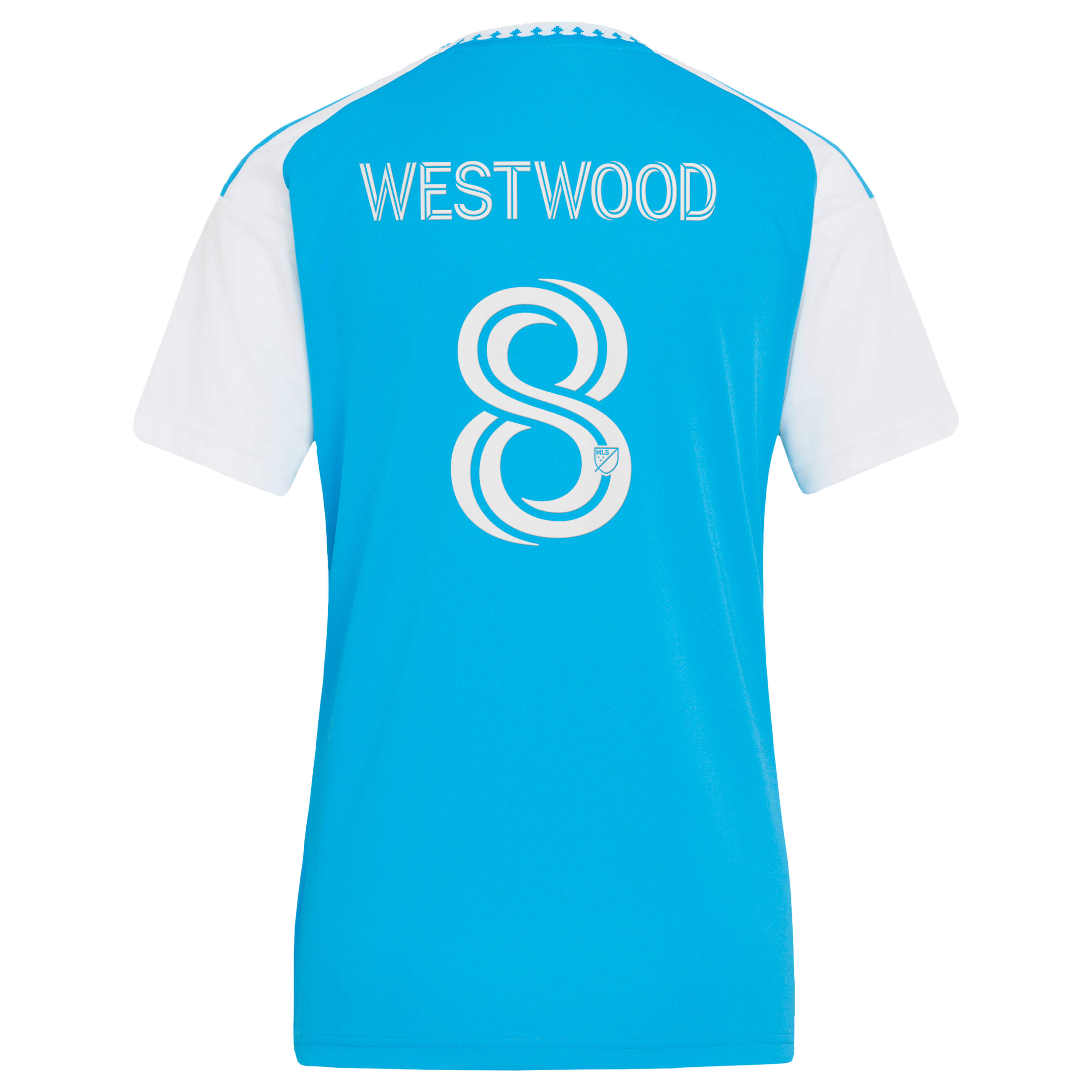 [SJH] Ashley Westwood Charlotte FC Women's 2026 Carolina Kit: Crowns Up Replica Jersey - Blue