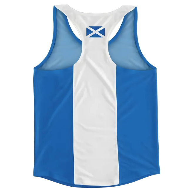 Championship Scotland Flag Running Vest Replica Match National