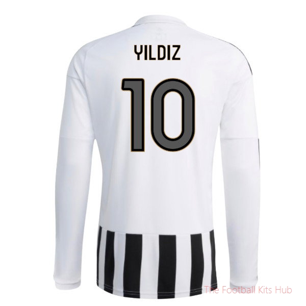 2026-2027 Juventus Long Sleeve Home Shirt Yildiz #10 Team Kit