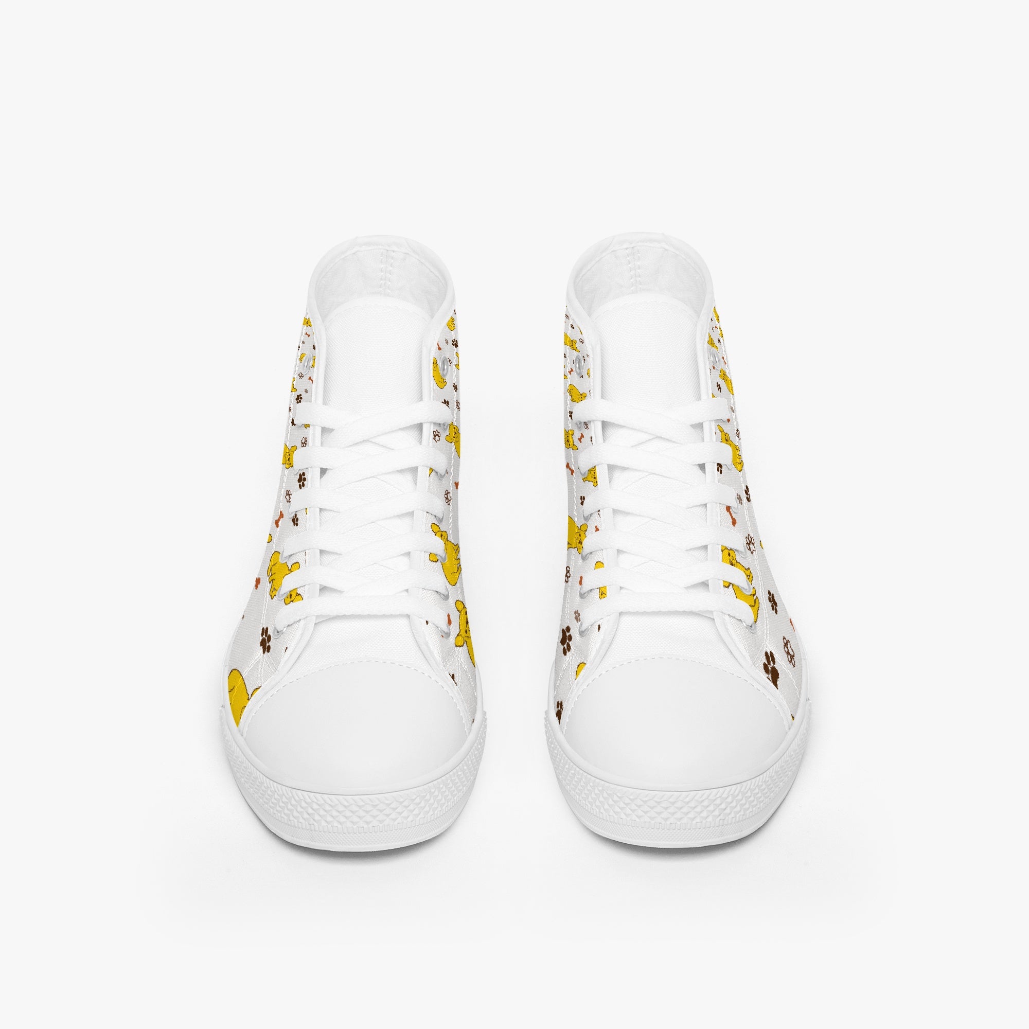 Cozy Pet-Lover Lizzie - Classic High-top Canvas Shoes for Fashion Lovers