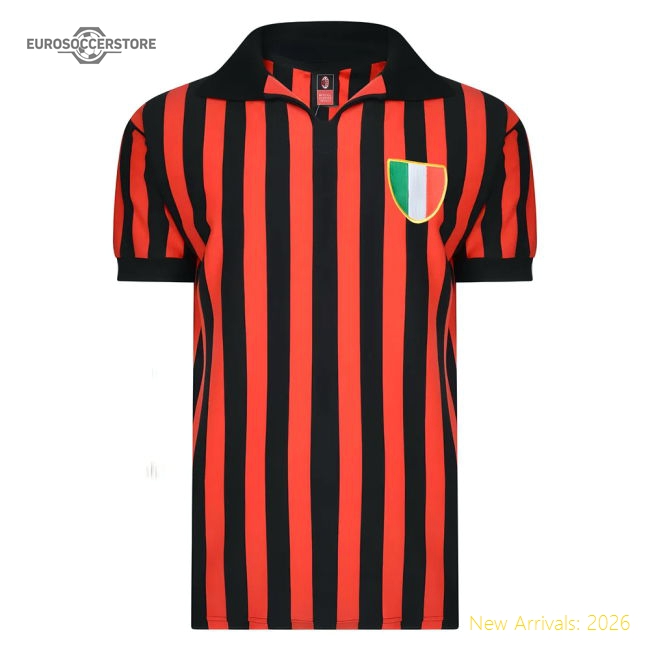 Score Draw Ac Milan 1963 Retro Football Shirt - Fan Collection