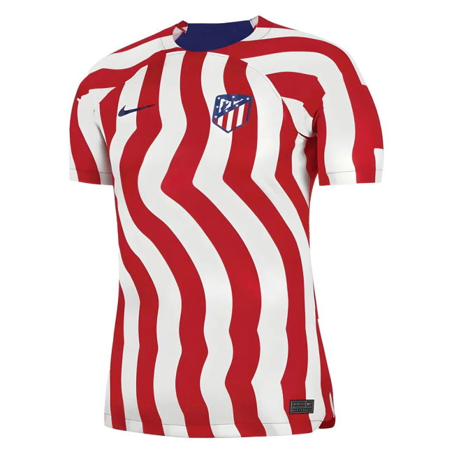 2022-2023 Atletico Madrid Home Football Shirt Moisture Wicking