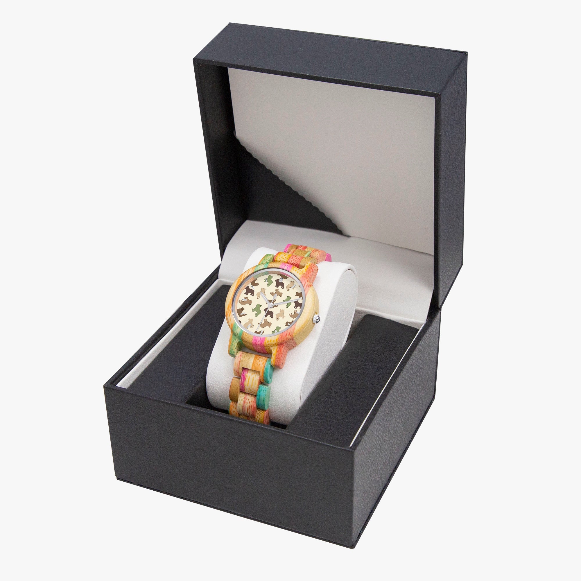 Oakley - Stylish Wooden Watch for Frenchie Lovers