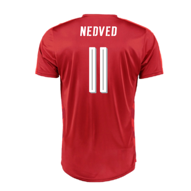 Nedved 11 Licensed Copy Czech Republic Home Fan Jersey for Adults