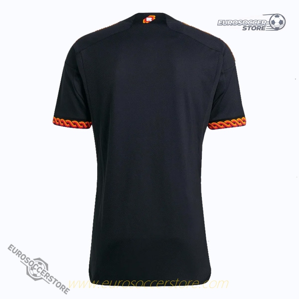 The 23-24 AS Roma Third Kit with the New RIYADH Sponsor