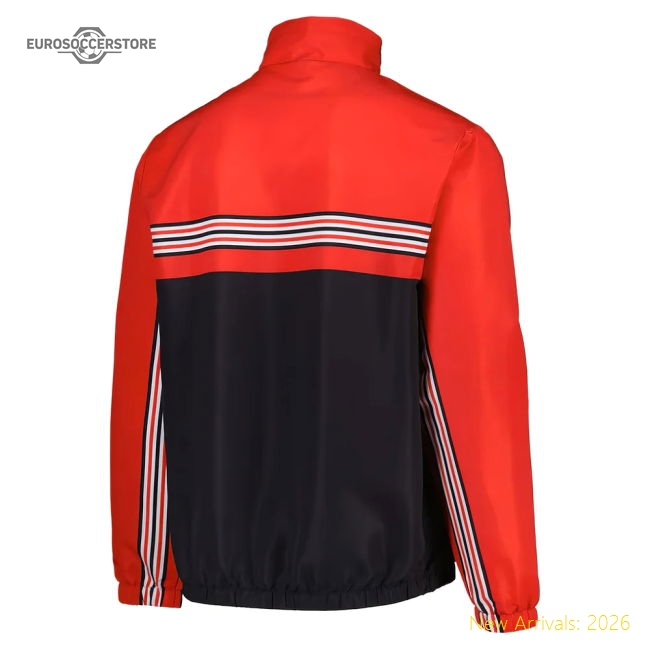 Official 1986-1987 Sunderland Home Retro Track Jacket (red) - Premium