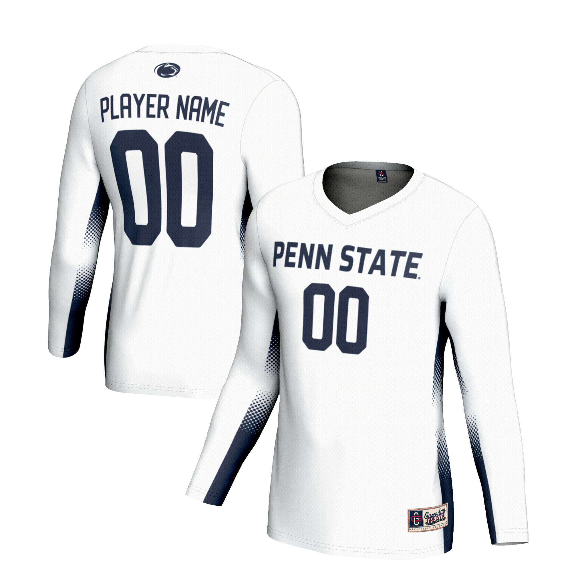 [DDG] Penn State Nittany Lions GameDay Greats Youth NIL Lightweight Volleyball Jersey - White