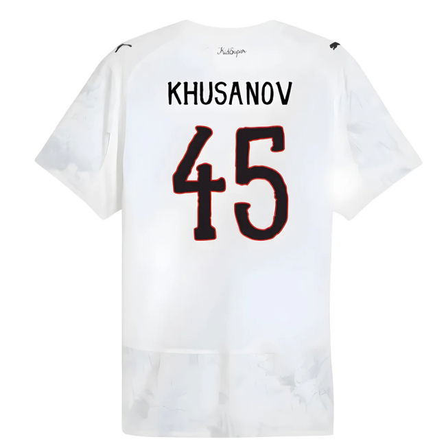 Khusanov 45 Genuine Copy Manchester City Home Supporter Shirt for Kids