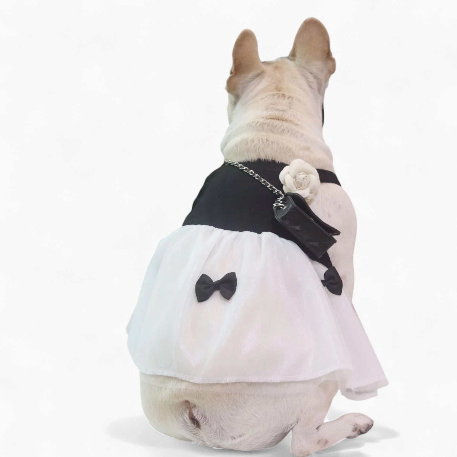 DresiPup Frenchie Casual Dress – Summer Cotton Cozy Clothes