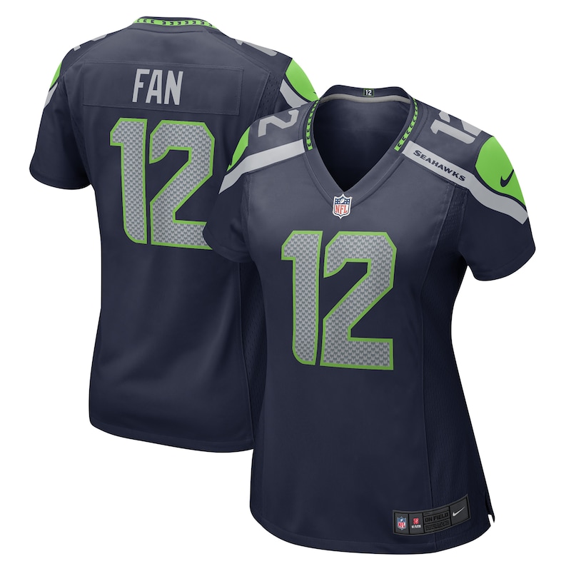 None 12s SEA Seahawks Powerful Game-Ready Jersey Football Apparel
