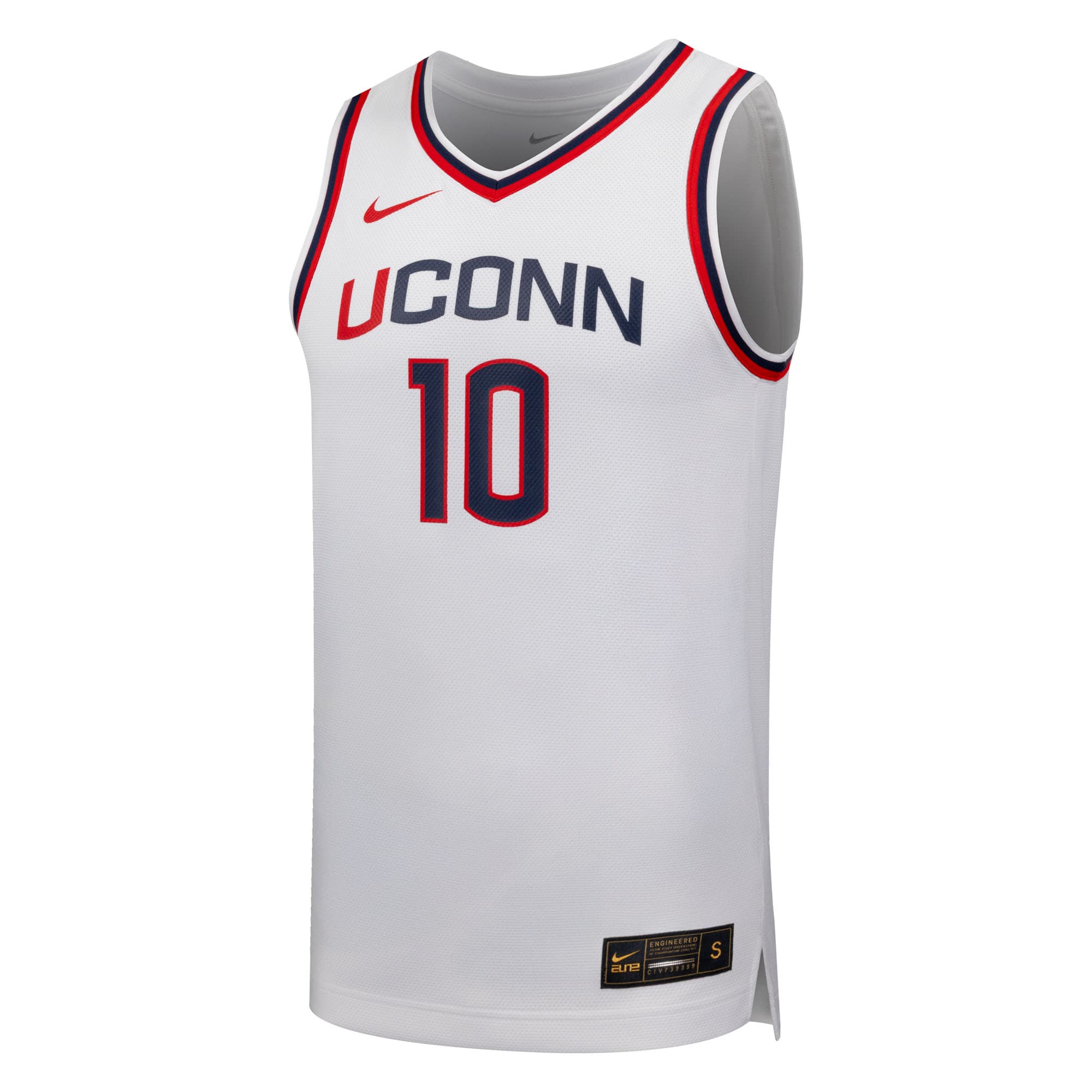 [DDG] UConn Huskies Unisex Replica Basketball Jersey - White