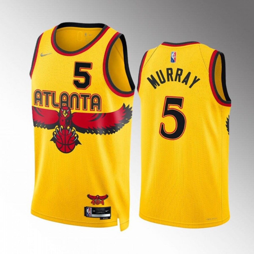 Authentic 5 Jersey Yellow City Edition - Basketball Fan Gear