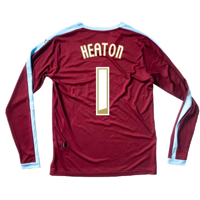Durable Material True Burnley Long Sleeve Home Shirt Excellent S H...