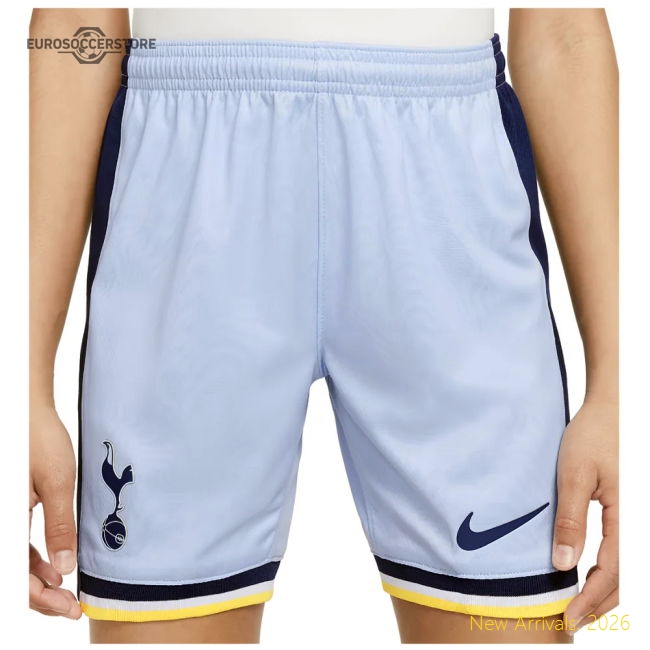 Authentic 2024-2025 Tottenham Away Shorts (blue) - Kids - Premium