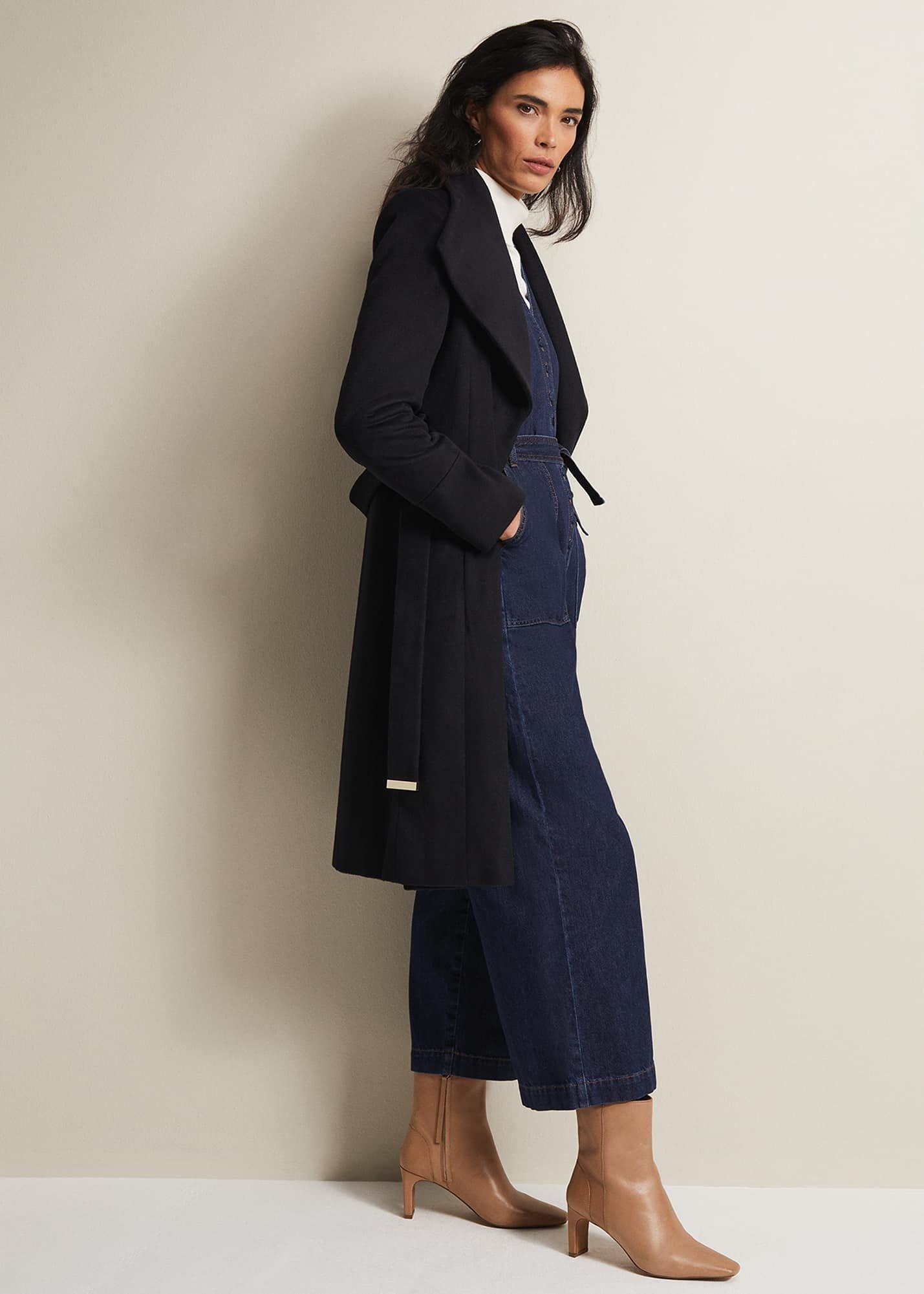 Nicci Belted Wool Coat