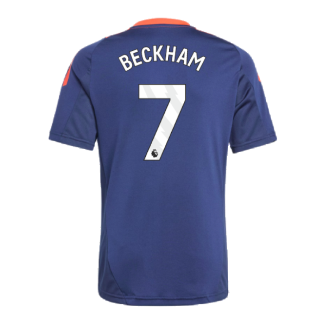 2024-2025 Man Utd Training Jersey (Night Indigo) - Kids (Beckham 7)