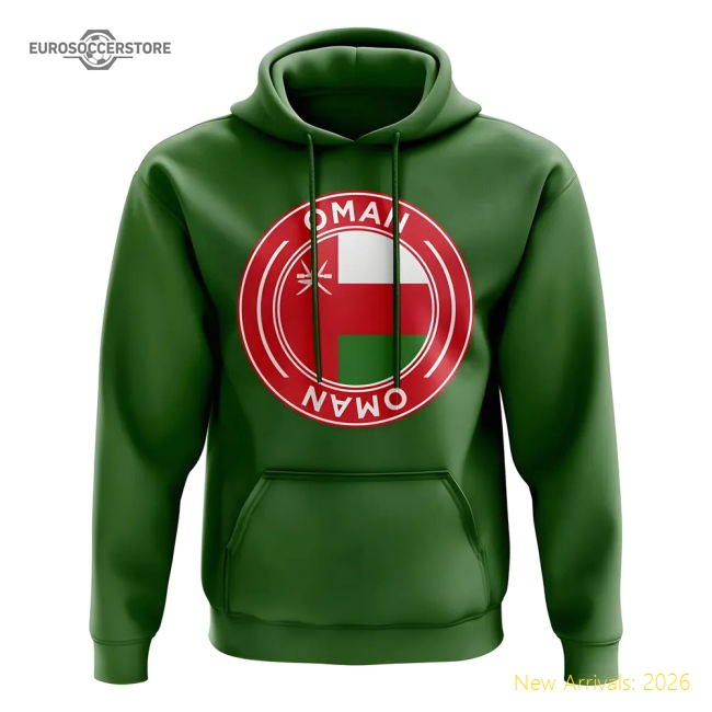 Oman Football Badge Hoodie (green) - Match Quality - Premium Collection