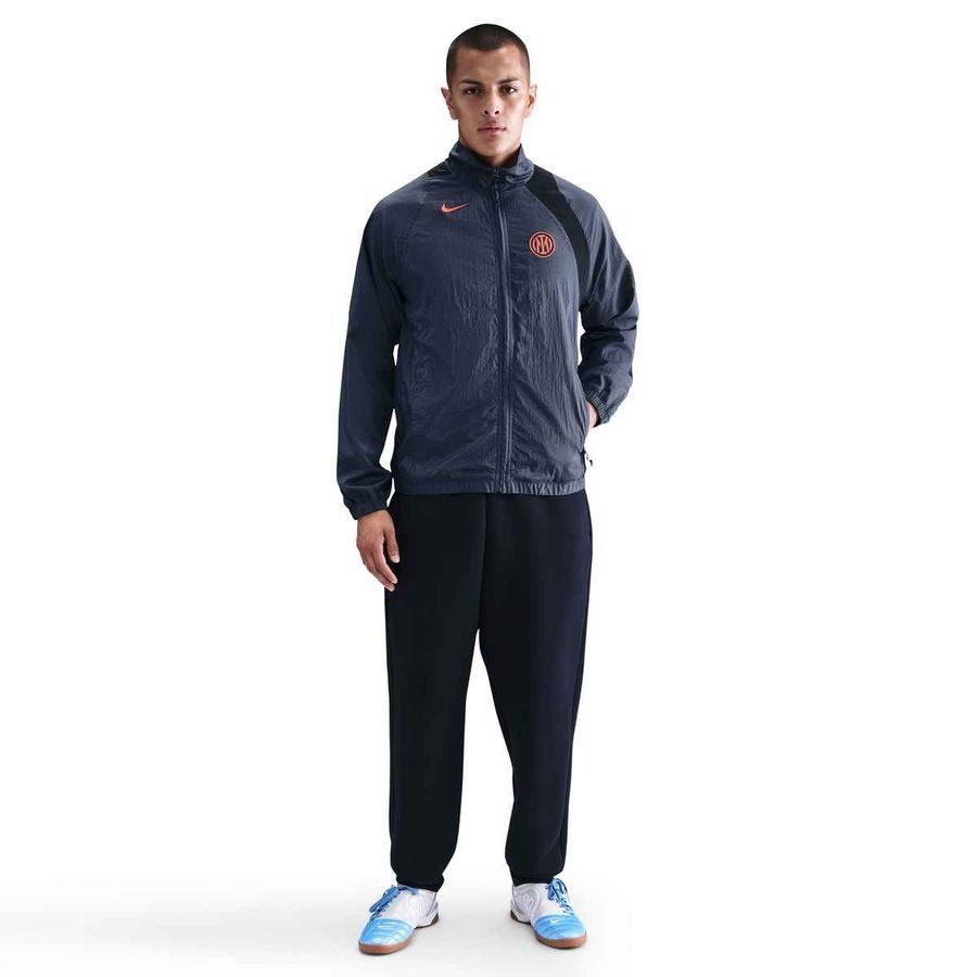 [EFKS] Inter Track Jacket T90 Woven GX Thunder Blue/Black/Safety Orange Apparel 3rd