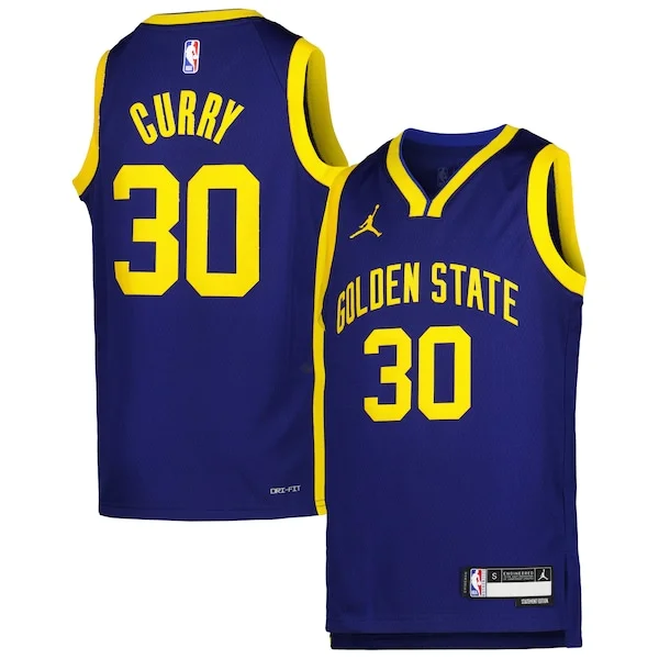 Stephen Curry GSW Swingman Jersey - premium NBA - Blue basketball
