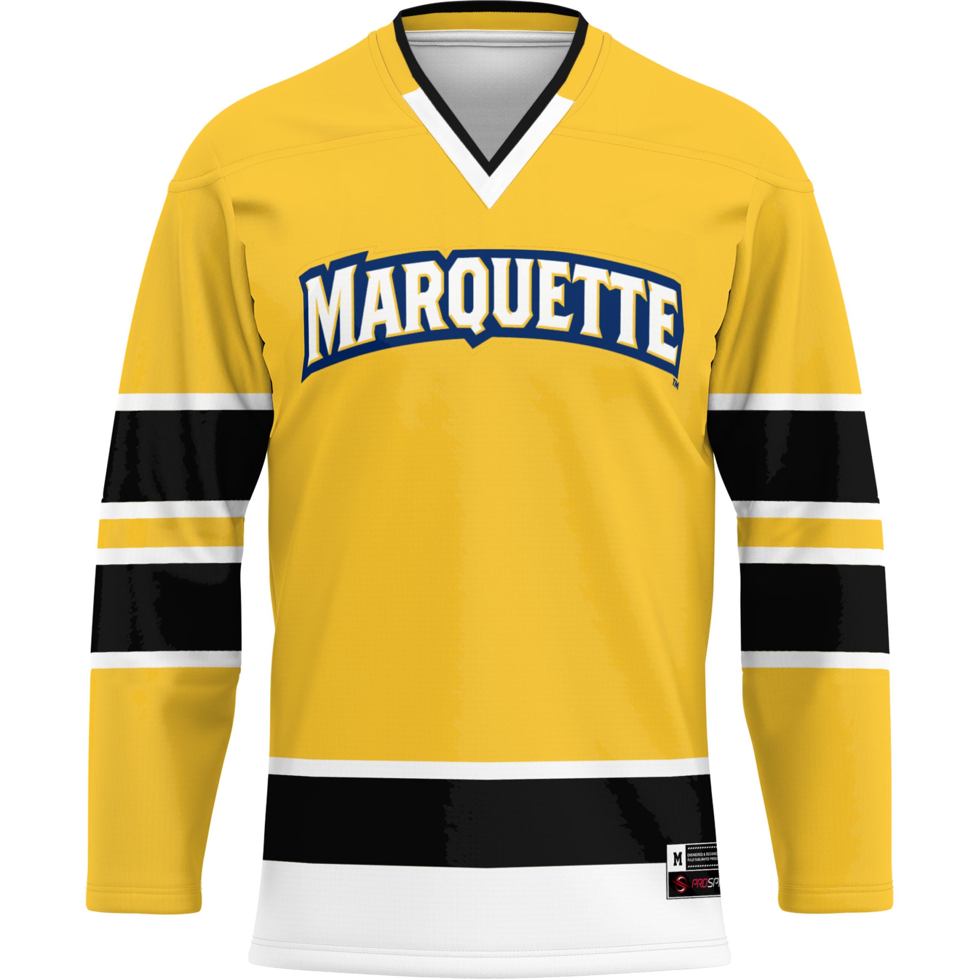 [DDG] Marquette Golden Eagles GameDay Greats Hockey Jersey - Blue