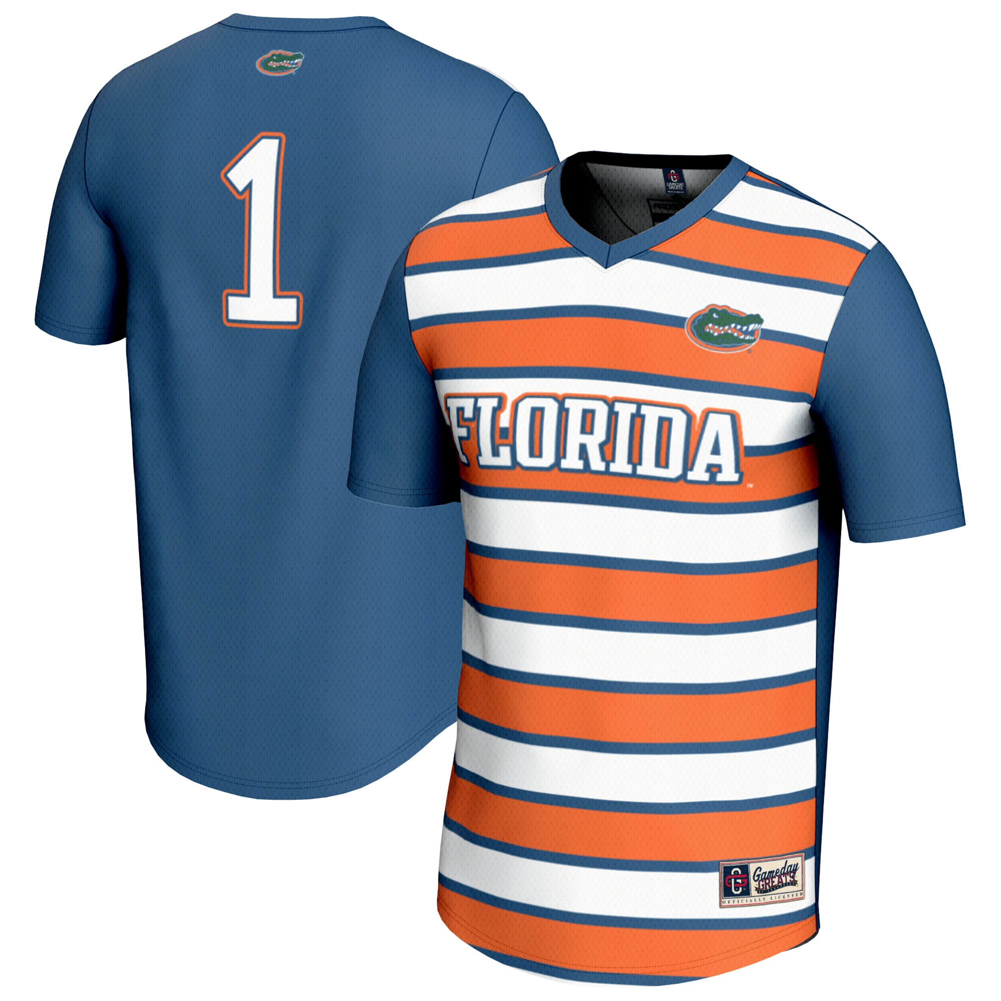 [NJP] Women's Florida Gators GameDay Greats Lightweight Soccer Fashion Jersey - Royal
